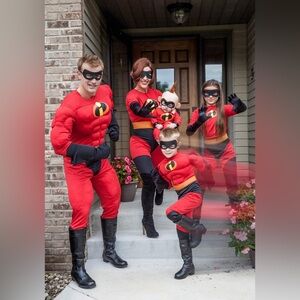 Incredible family costumes (women Small, men Large, child 3T)